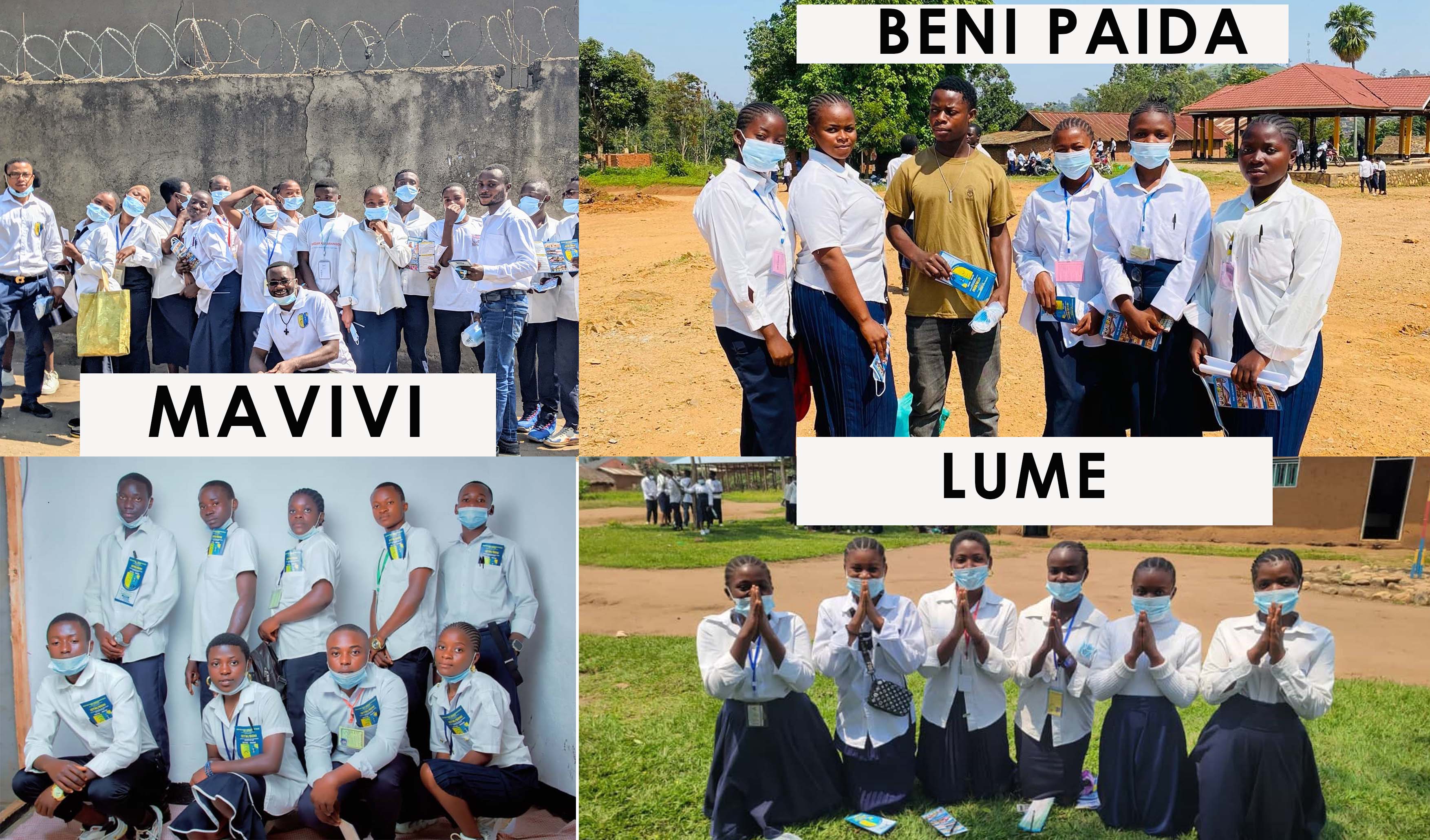 L'Institut Supérieur des Techniques Médicales (ISTM) Beni mène une action louable en sensibilisant les finalistes à Beni Paida, Mavivi et Lume