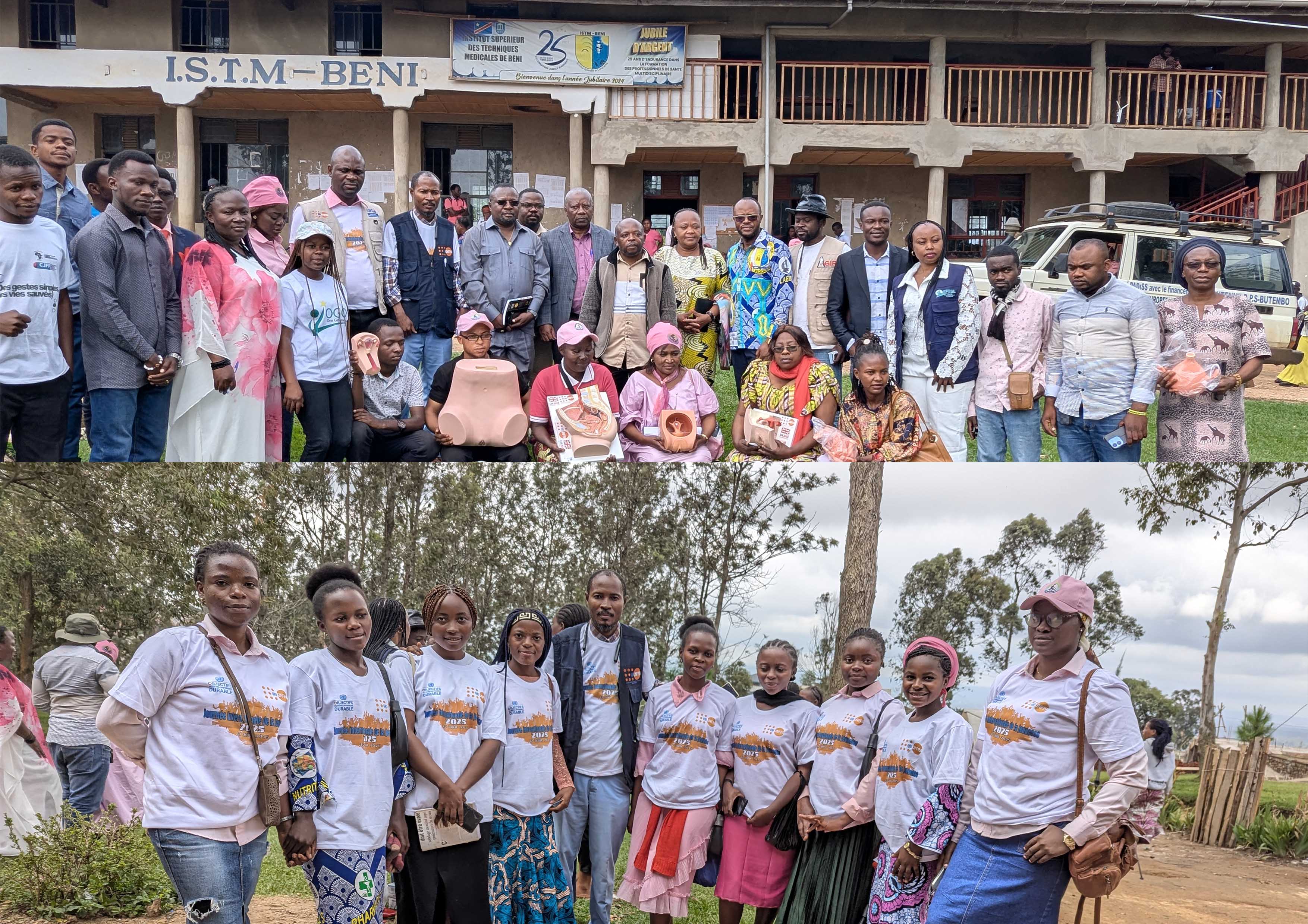 Dans le cadre de la journée mondiale de la jeunesse célébrée chaque 12 aout, l’UNFPA a choisi encore le site de l'ISTM Beni pour la célébration.